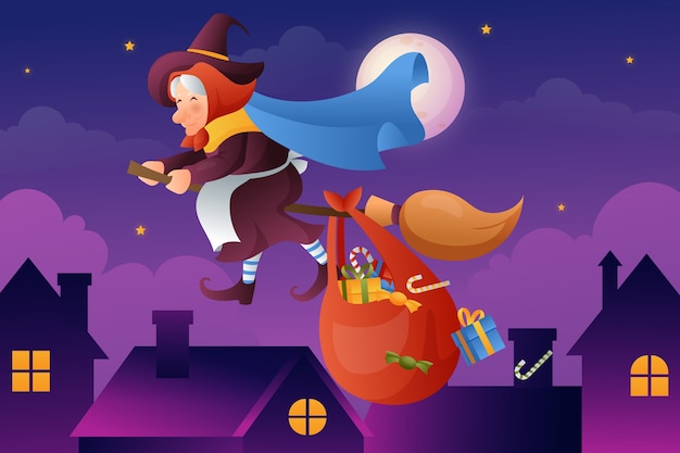 Fondo degradado befana