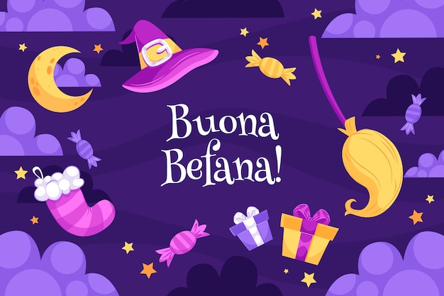 Fondo degradado befana