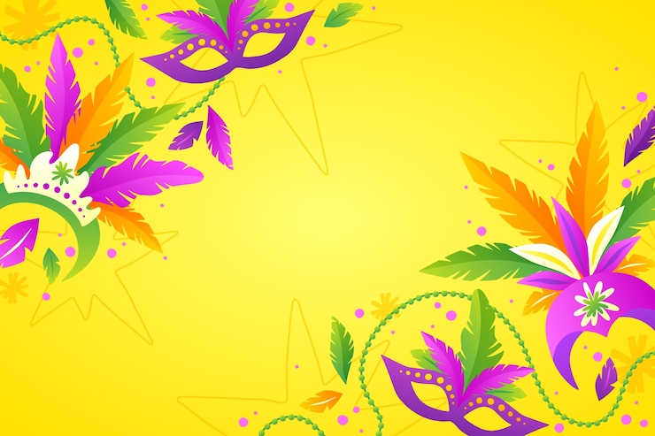 Vector gratuito fondo degradado carnaval brasileño