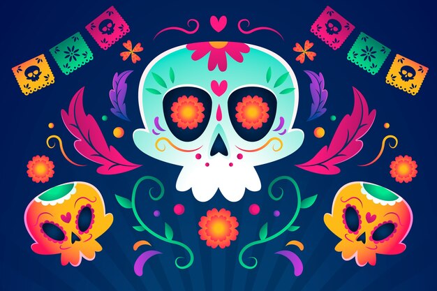 Fondo degradado para la celebración del cinco de mayo