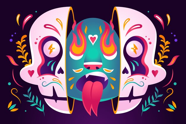 Fondo degradado para la celebración del cinco de mayo