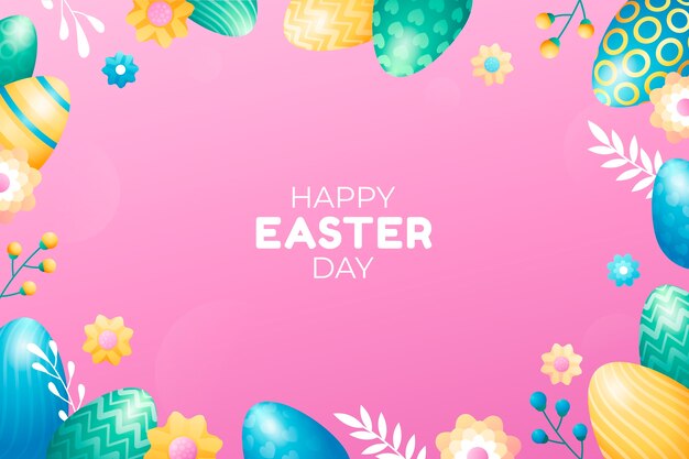 Fondo degradado para celebración de pascua