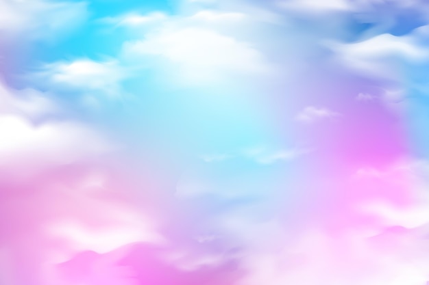 Fondo degradado cielo pastel