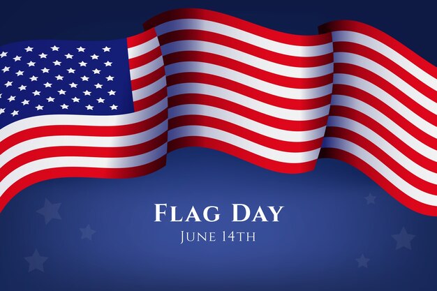 Fondo degradado del día de la bandera americana