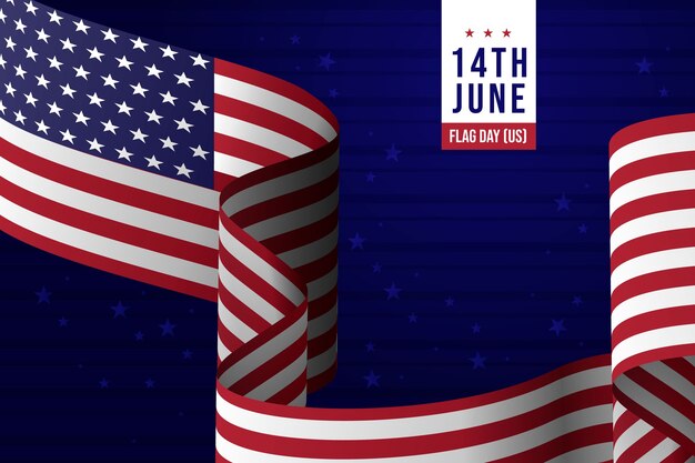 Fondo degradado del día de la bandera americana