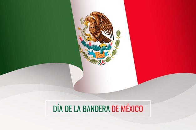 Fondo degradado dia de la bandera