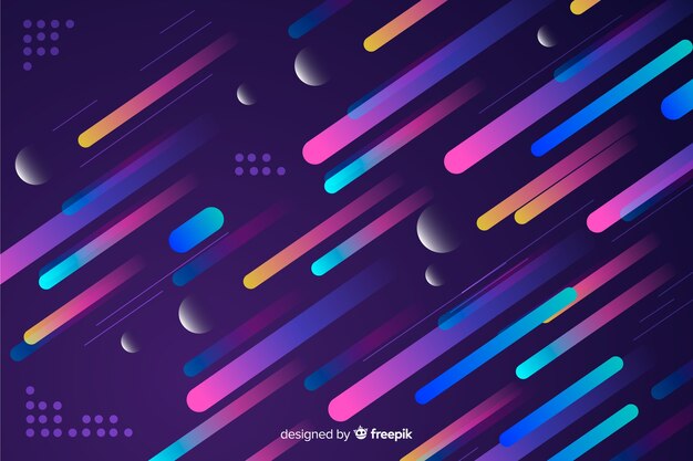 Fondo degradado dinámico con elementos diagonales