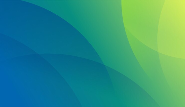 Fondo degradado diseño onda verde moderno abstracto