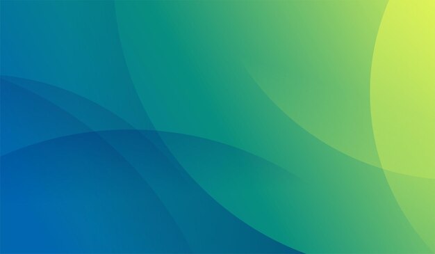 Fondo degradado diseño onda verde moderno abstracto