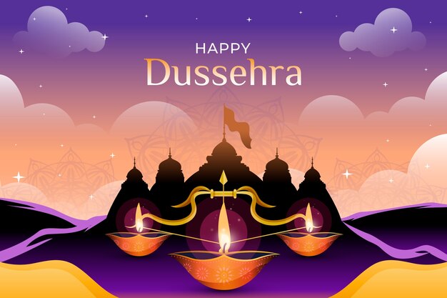 Fondo degradado dussehra