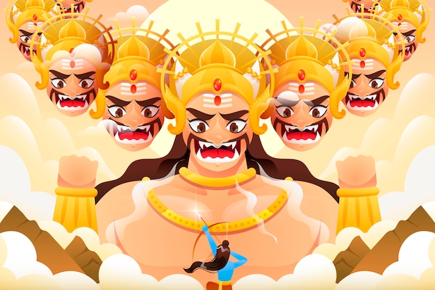 Fondo degradado dussehra