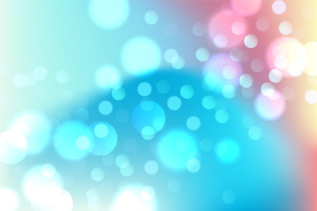 Fondo degradado efecto bokeh