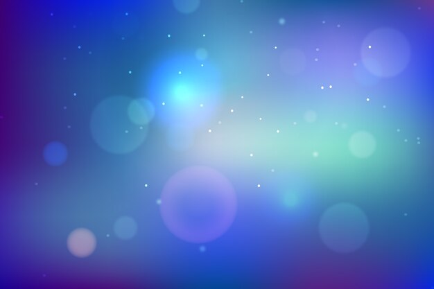 Fondo degradado con efecto bokeh