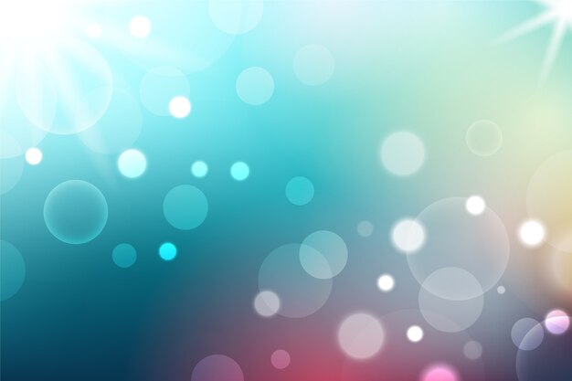 Fondo degradado con efecto bokeh