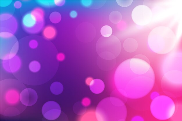 Fondo degradado con efecto bokeh