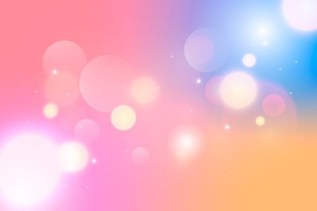 Fondo degradado con efecto bokeh