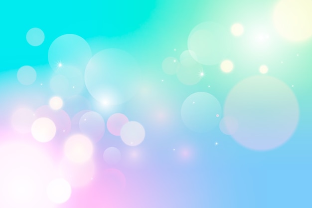 Fondo degradado con efecto bokeh