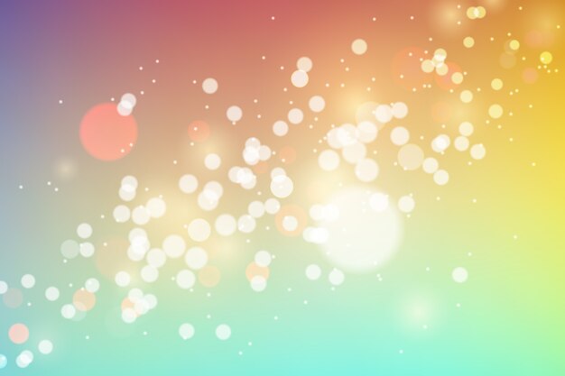 Fondo degradado efecto bokeh
