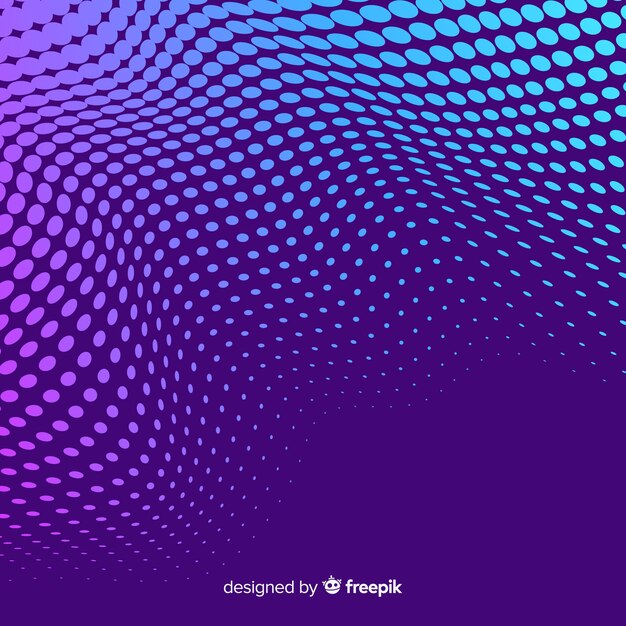Fondo degradado efecto semitono estilo