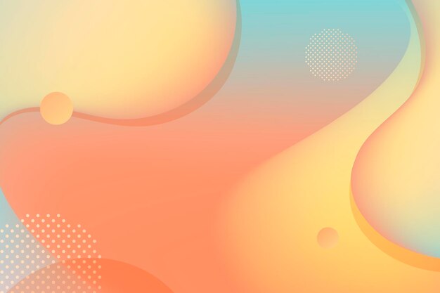 Fondo degradado fluido naranja