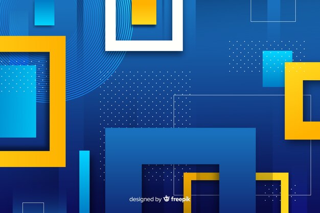 Fondo degradado de formas geométricas