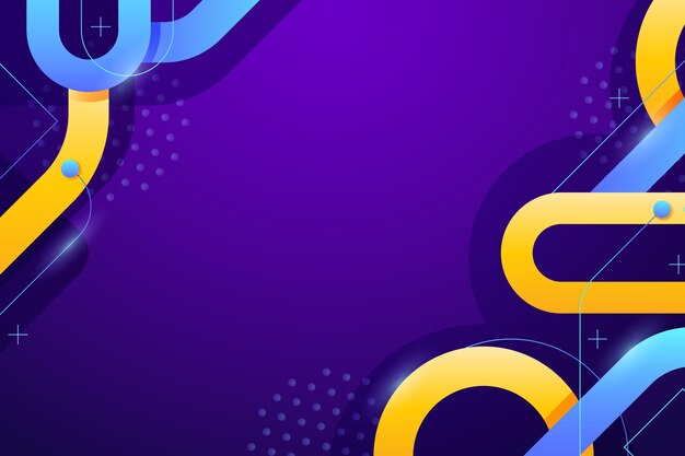 Fondo degradado de formas geométricas