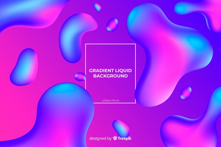 Vector gratuito fondo degradado de formas líquidas