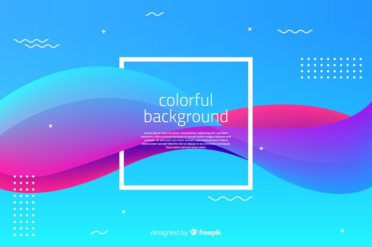 Vector gratuito fondo degradado de formas onduladas