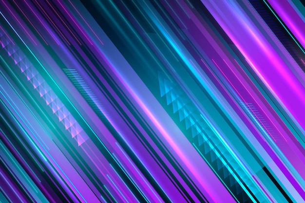 Fondo degradado de líneas dinámicas