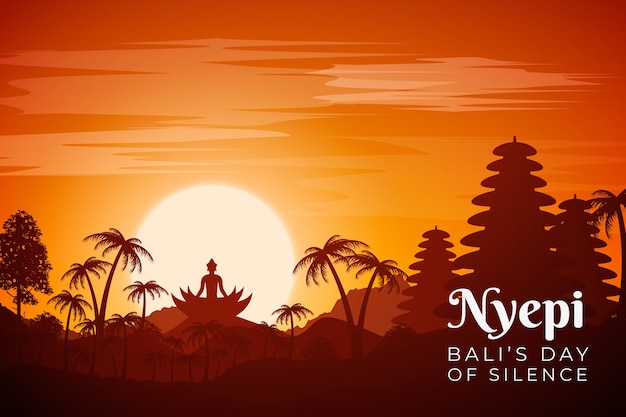 Fondo degradado nyepi