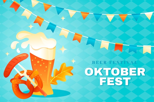 Fondo degradado oktoberfest