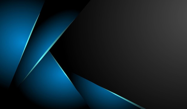 Fondo degradado de onda de lujo diseño moderno oscuro