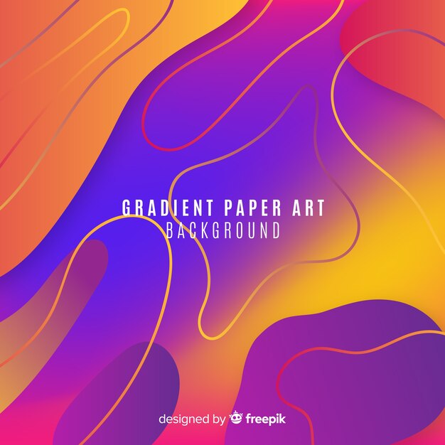 Fondo degradado de papel