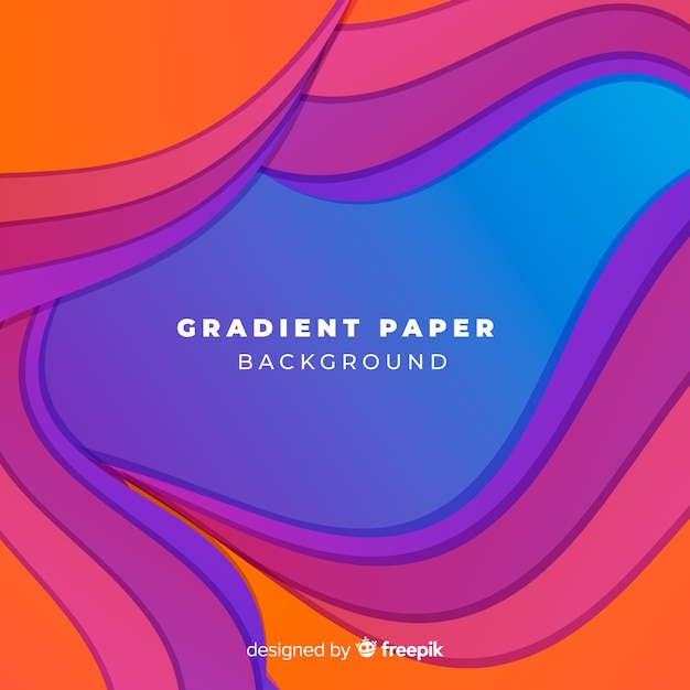 Vector gratuito fondo degradado de papel