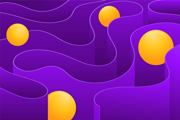 Fondo degradado de pliegues 3d