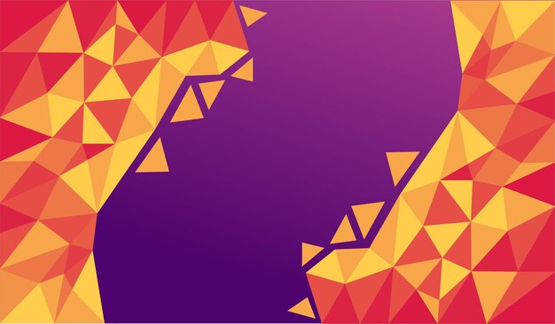 Fondo de degradado de polígono geométrico moderno abstracto