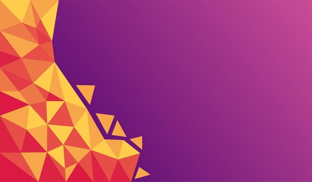 Fondo degradado polígono geométrico moderno