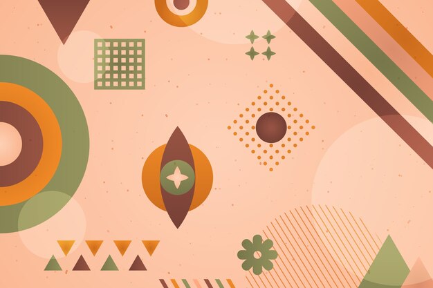 Fondo degradado retro 60s-70s