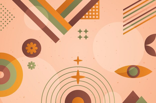 Fondo degradado retro 60s-70s