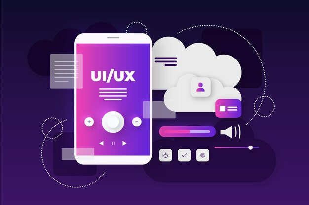Fondo degradado ui / ux