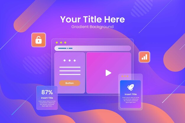 Fondo degradado ui / ux