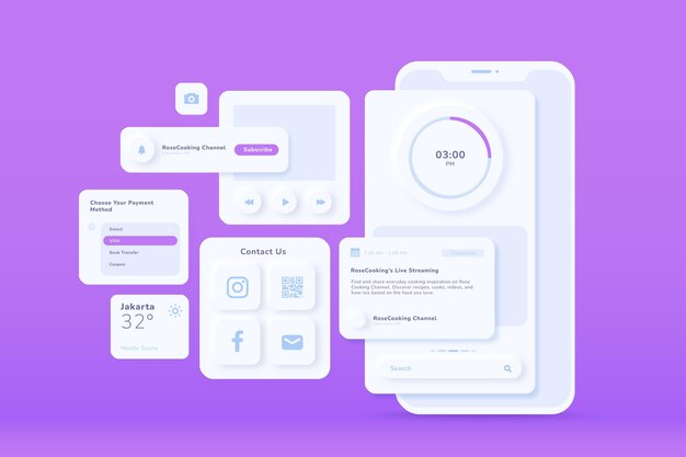 Fondo degradado ui ux