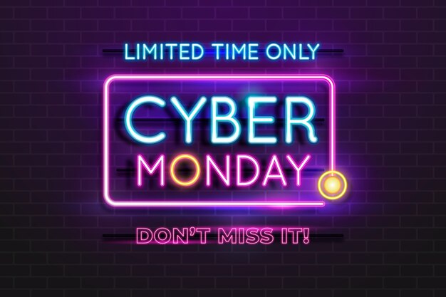 Fondo degradado para venta de cyber monday