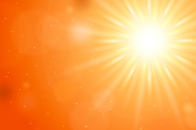 Fondo degradado de verano caliente