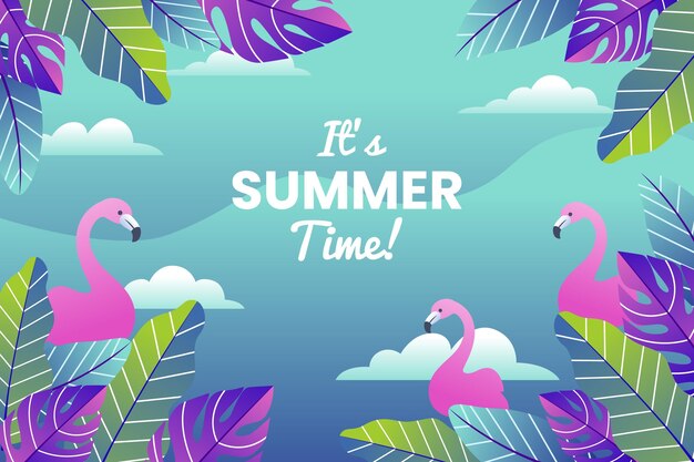 Fondo degradado de verano