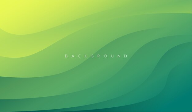 Fondo degradado verde moderno abstracto
