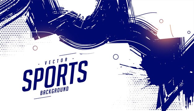 fondo deportivo blanco y azul con diseño abstracto