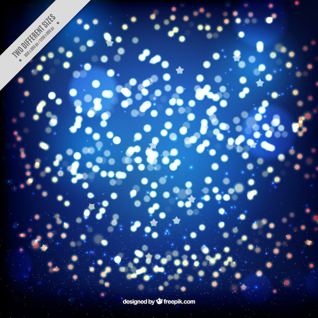 Vector gratuito fondo desenfocado bokeh azul