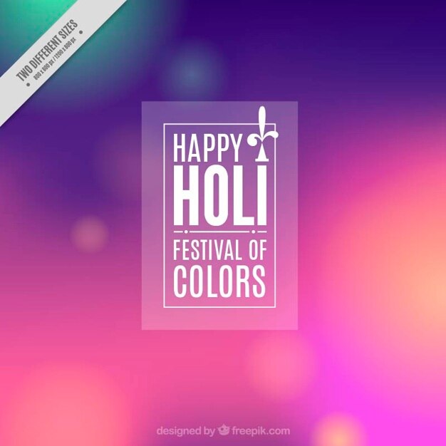 Vector gratuito fondo desenfocado colorido holi
