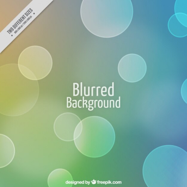 Vector gratuito fondo desenfocado con efecto bokeh
